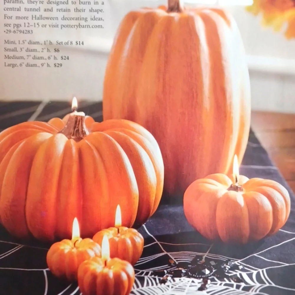 Pottery Barn Pumpkin Candle